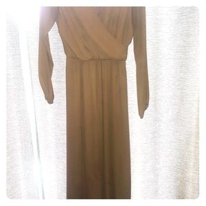 Beautiful brown maxi dress